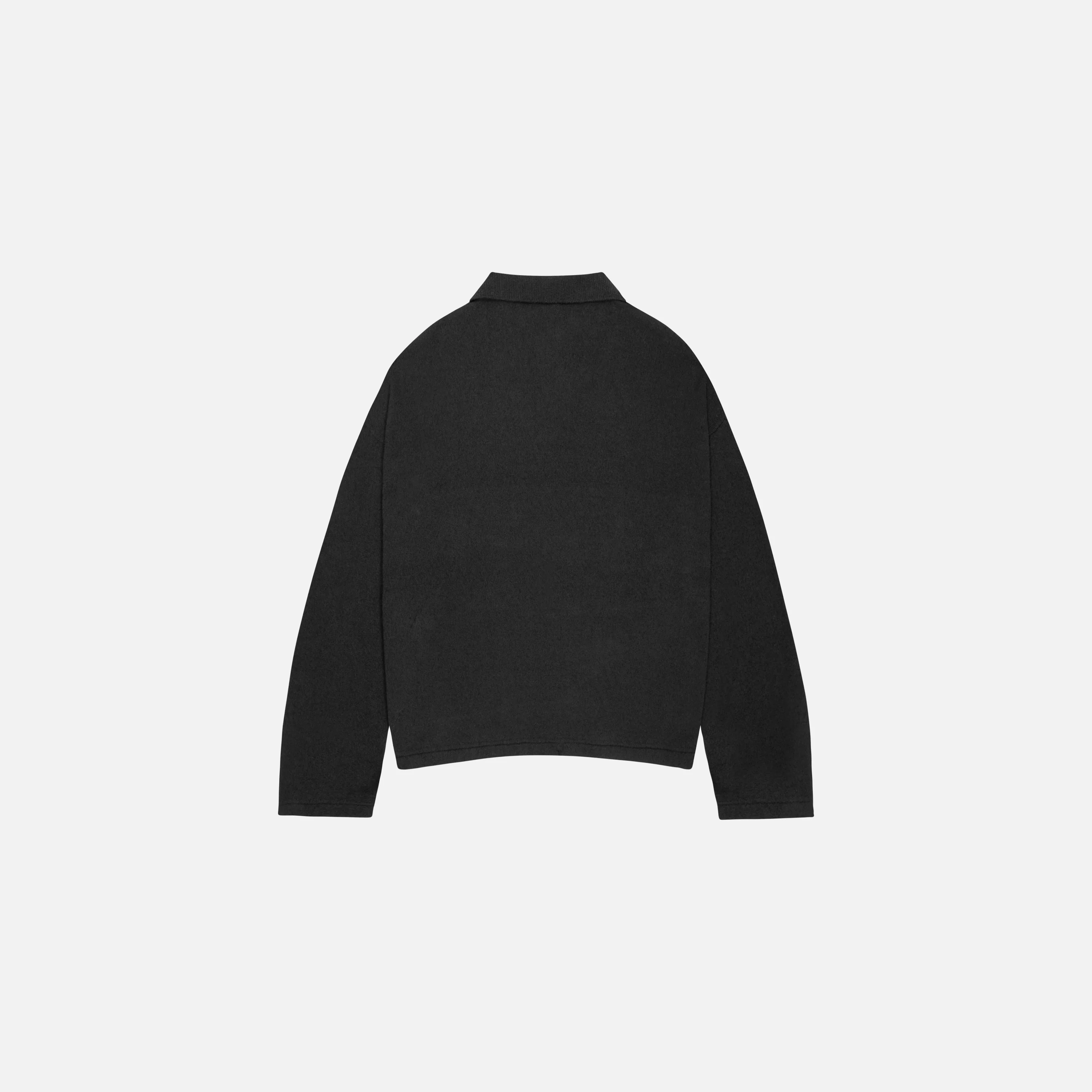 Boucle Hover Longsleeve Knit Polo - Image 2