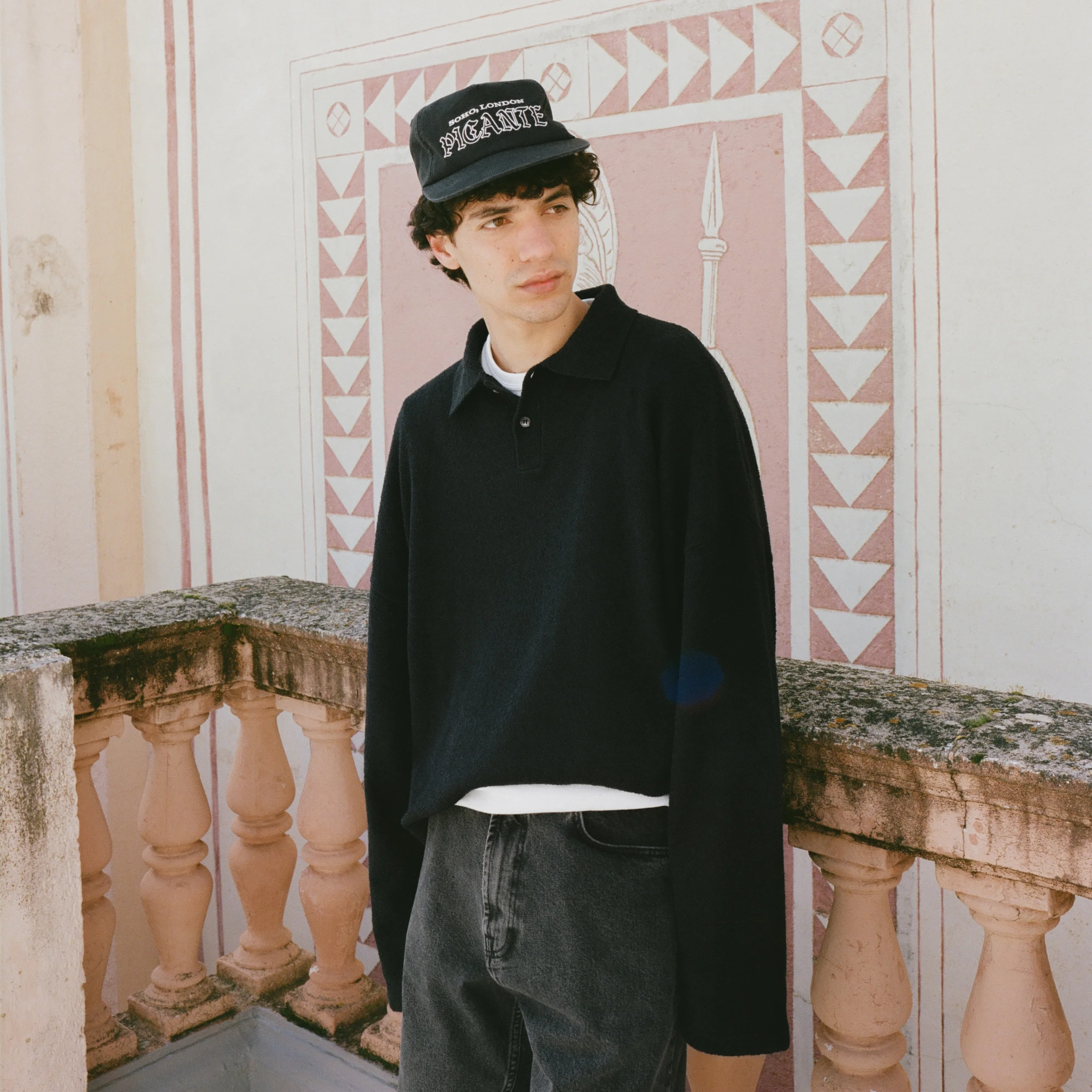 Boucle Hover Longsleeve Knit Polo - Image 6