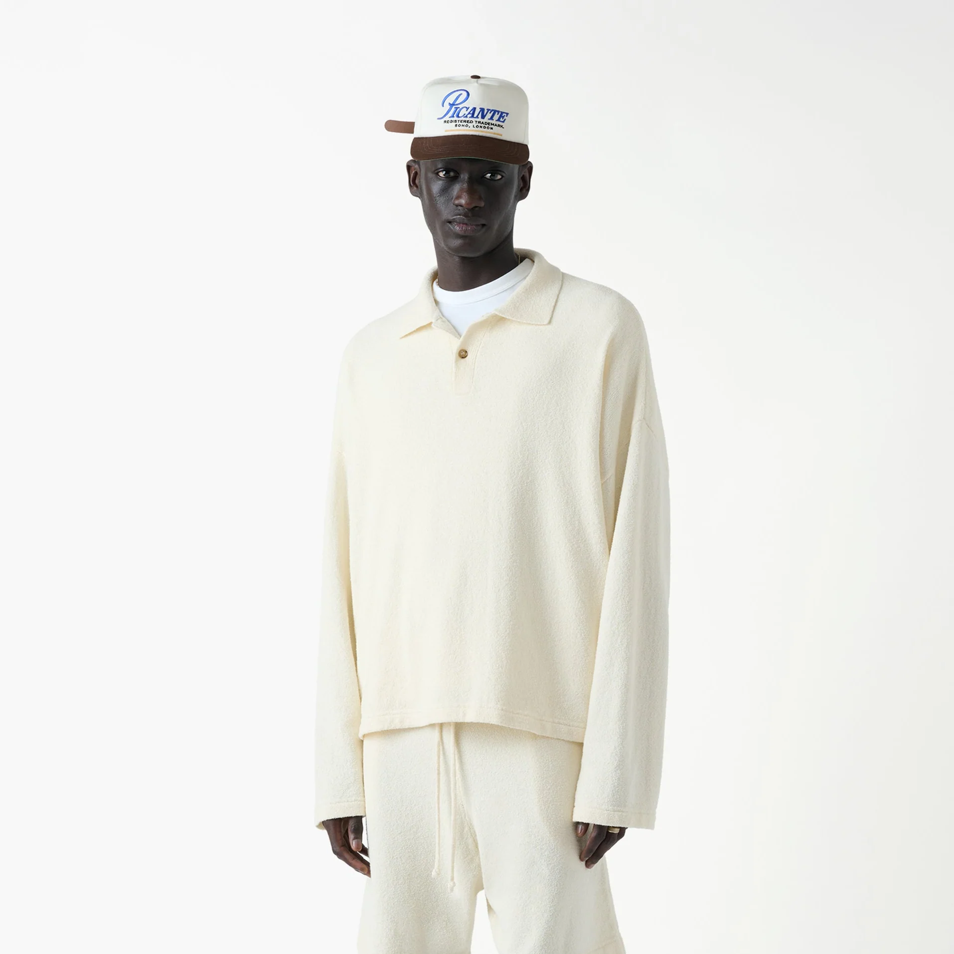 Boucle Hover Longsleeve Polo - Image 2