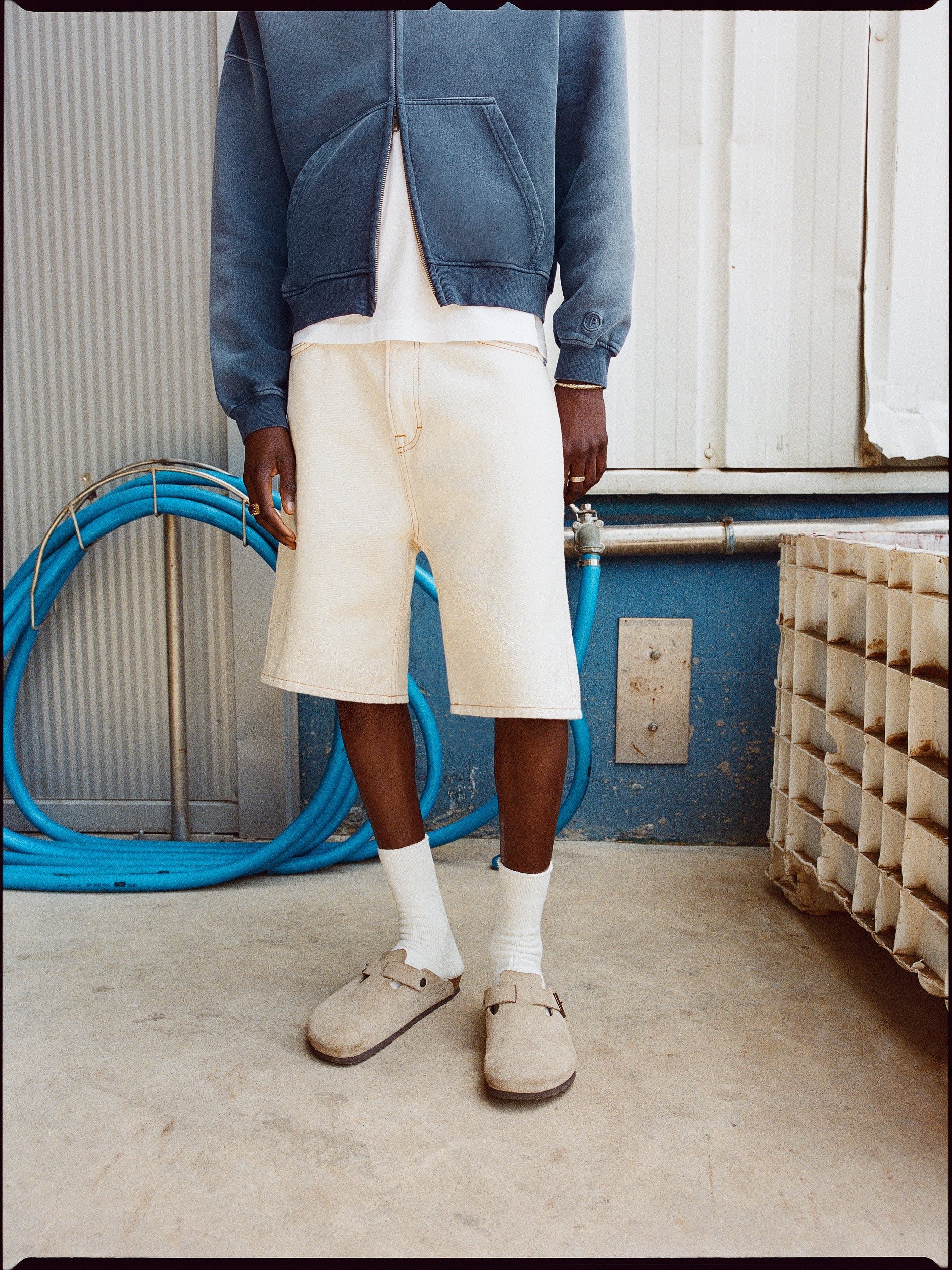 Denim Deck Shorts V305 - Image 13