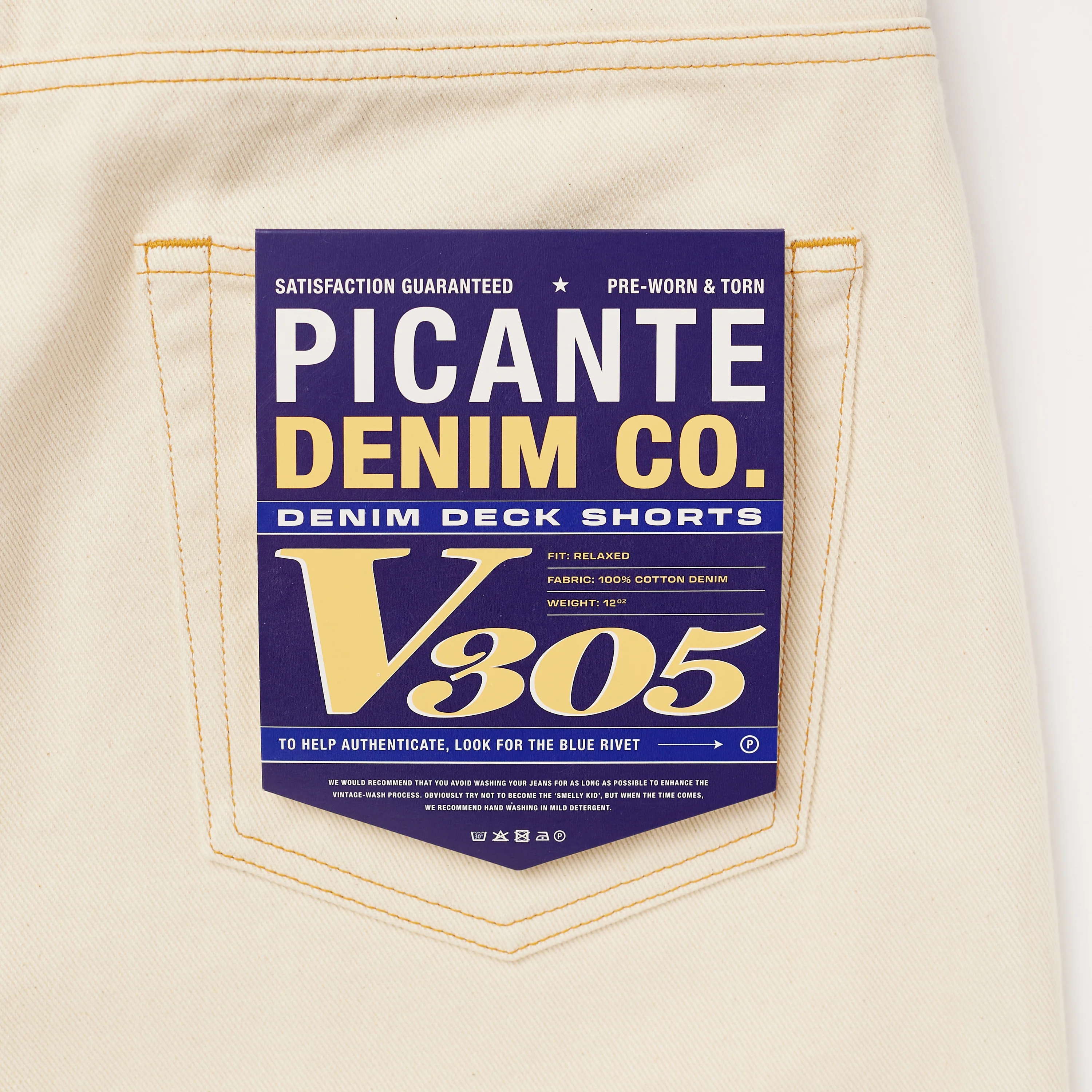 Denim Deck Shorts V305 - Image 8