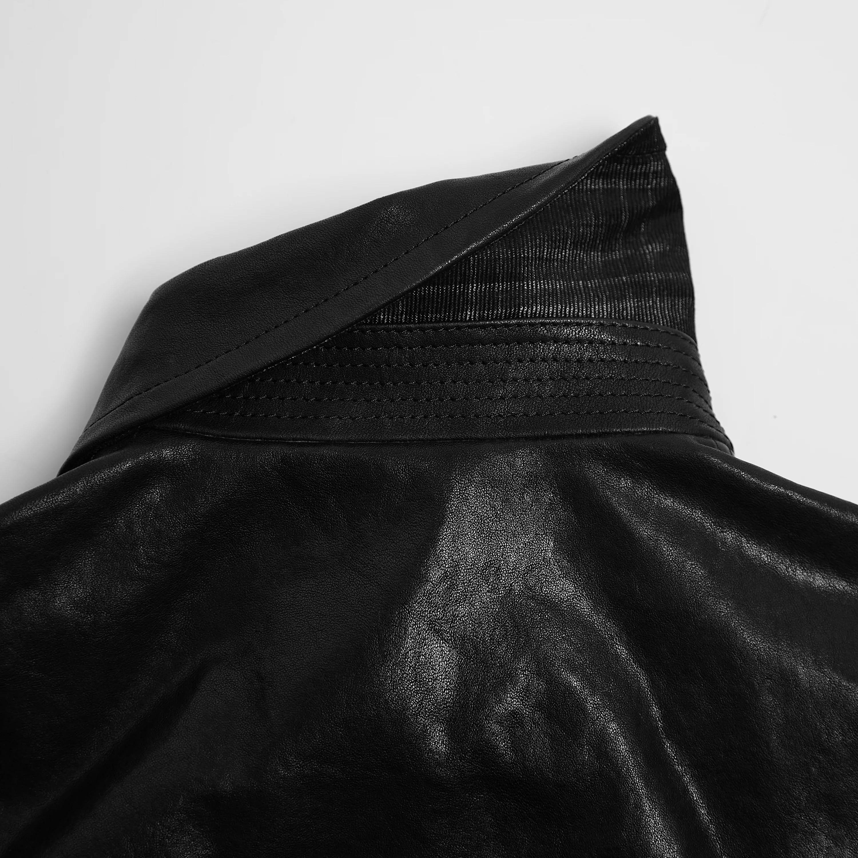Leather Lambskin Trucker - Image 13