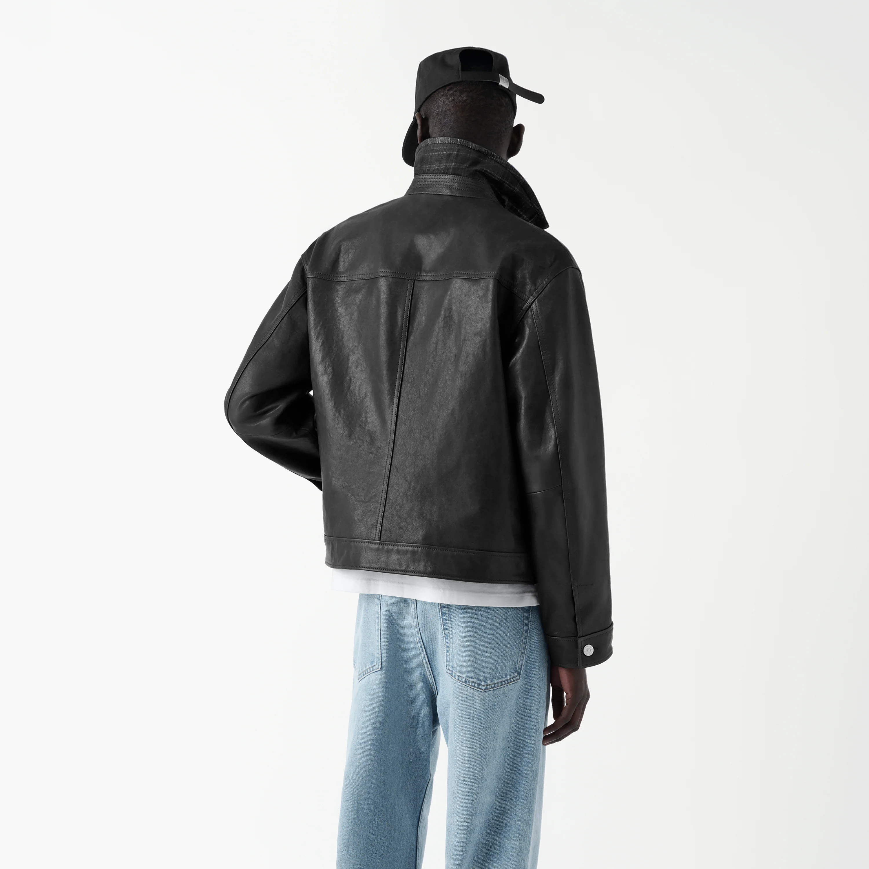 Leather Lambskin Trucker - Image 5