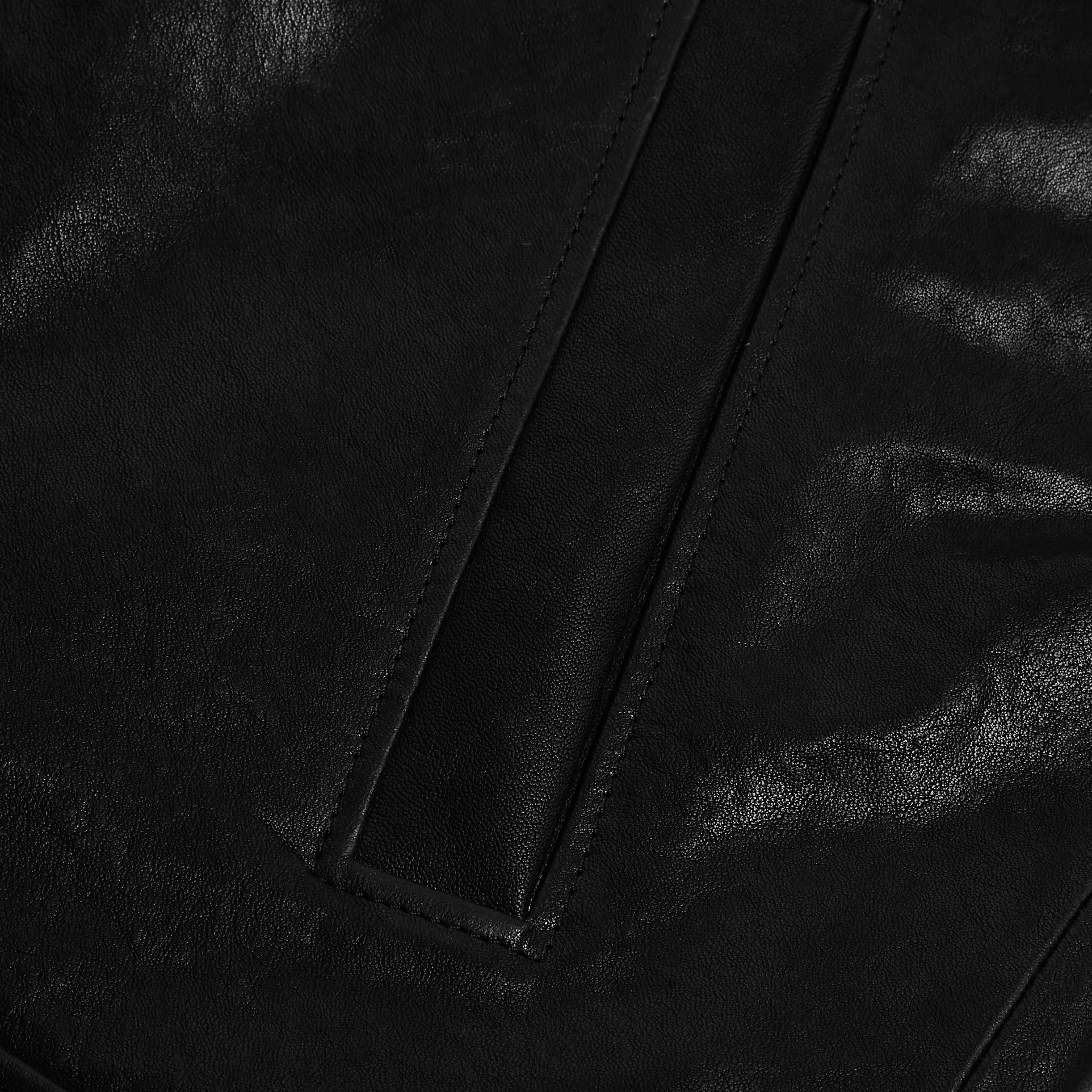 Leather Lambskin Trucker - Image 8