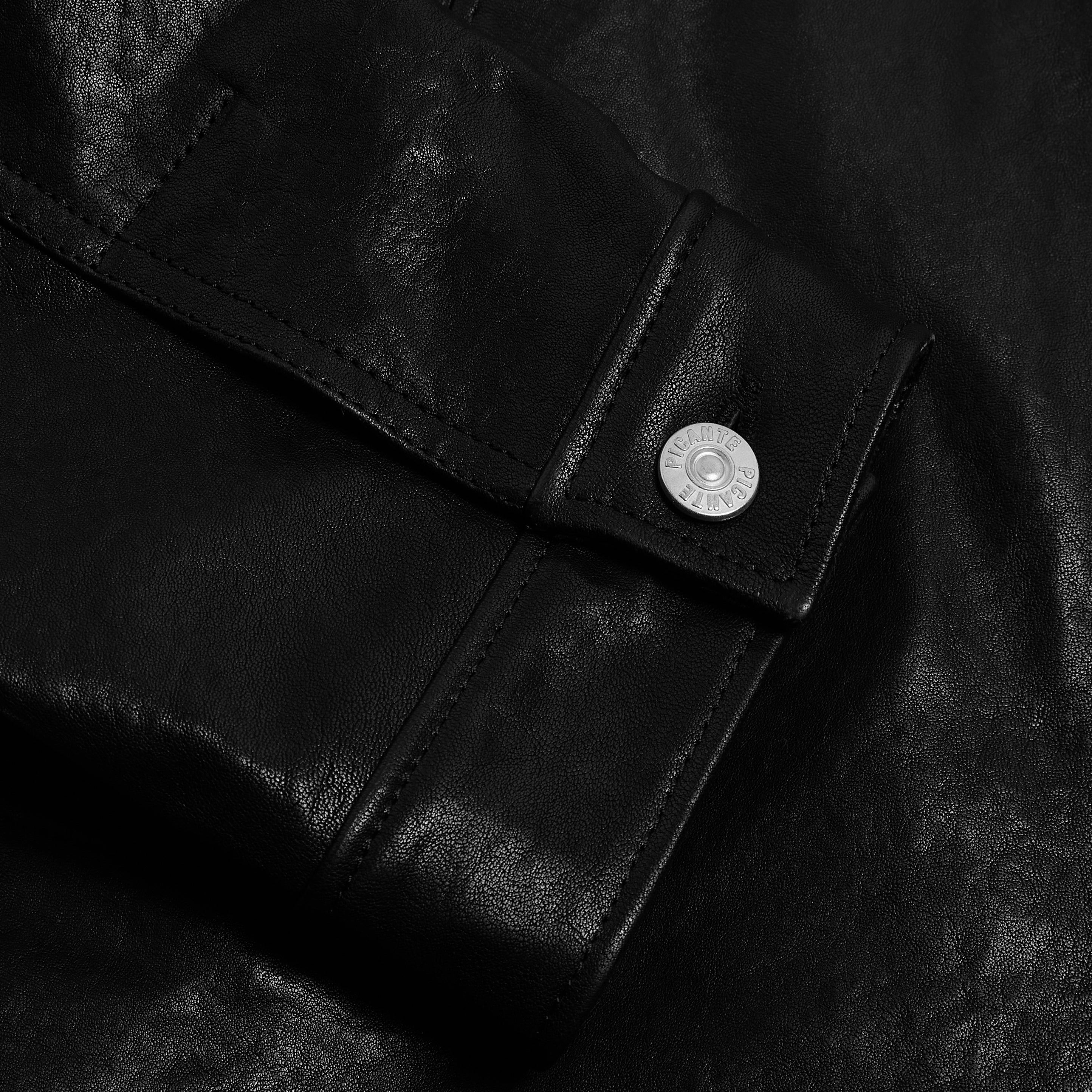 Leather Lambskin Trucker - Image 9