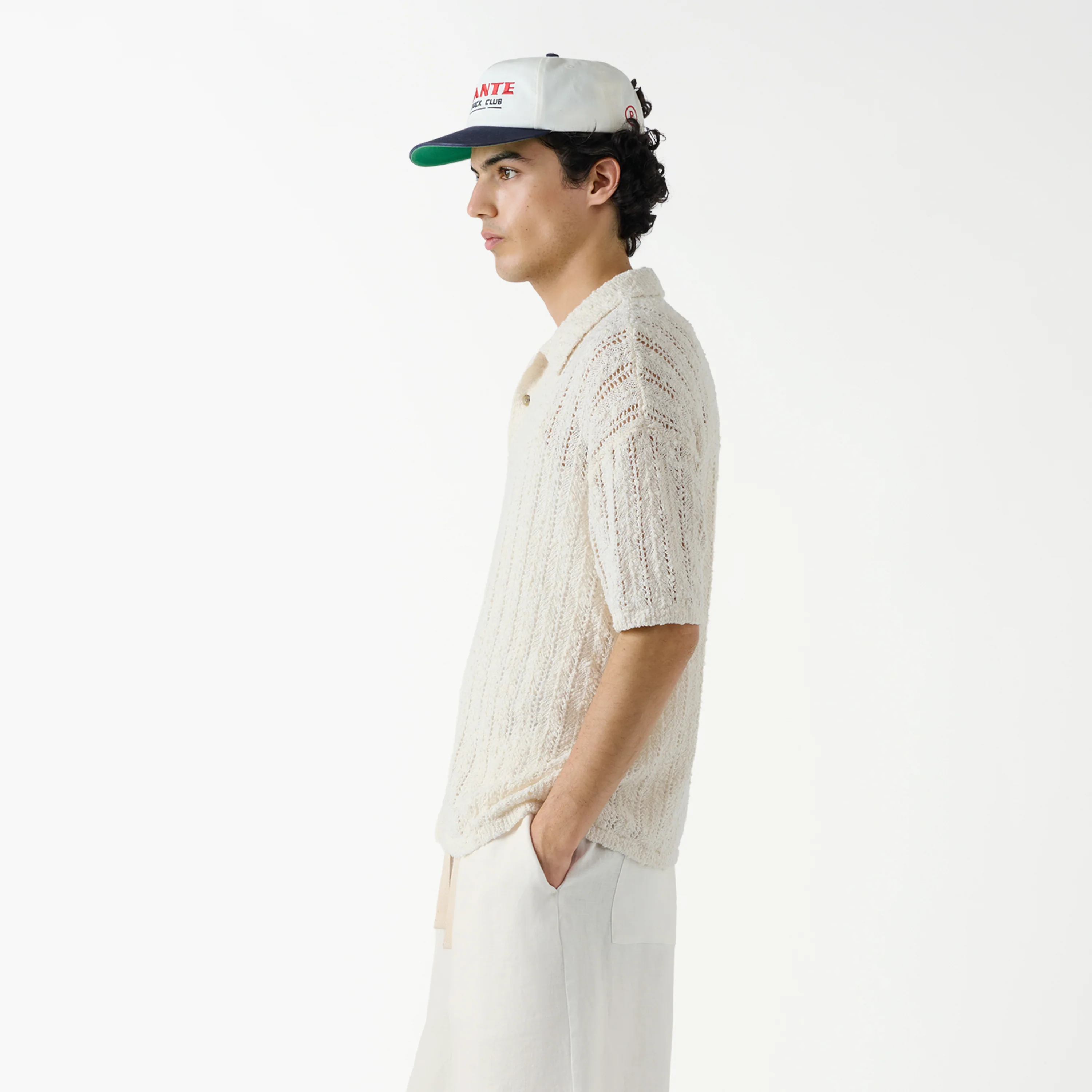 Pointelle Polo Shirt - Image 3
