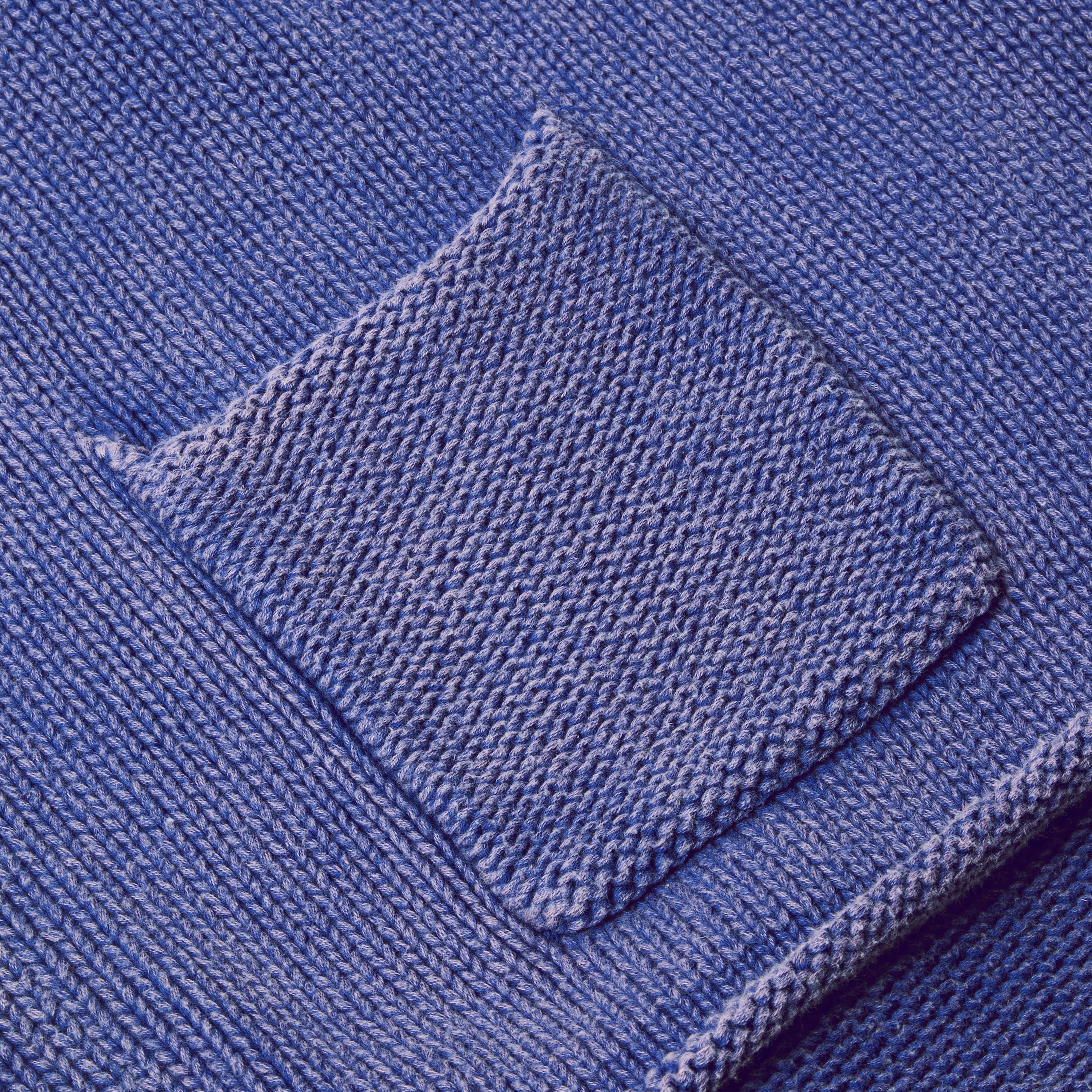 Washed Raw Edge Roll-Neck Sweater - Image 6