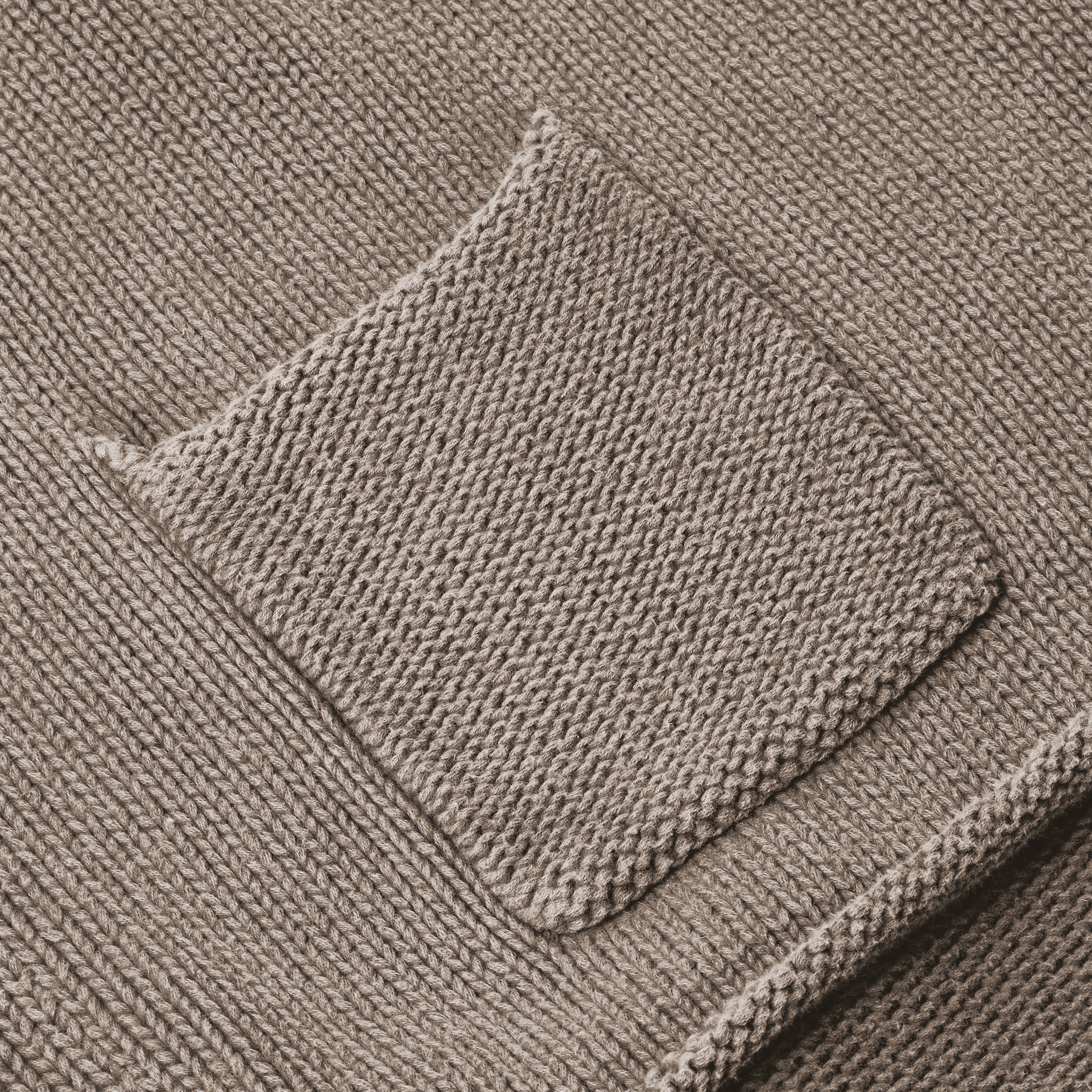 Washed Raw Edge Roll-Neck Sweater - Image 6