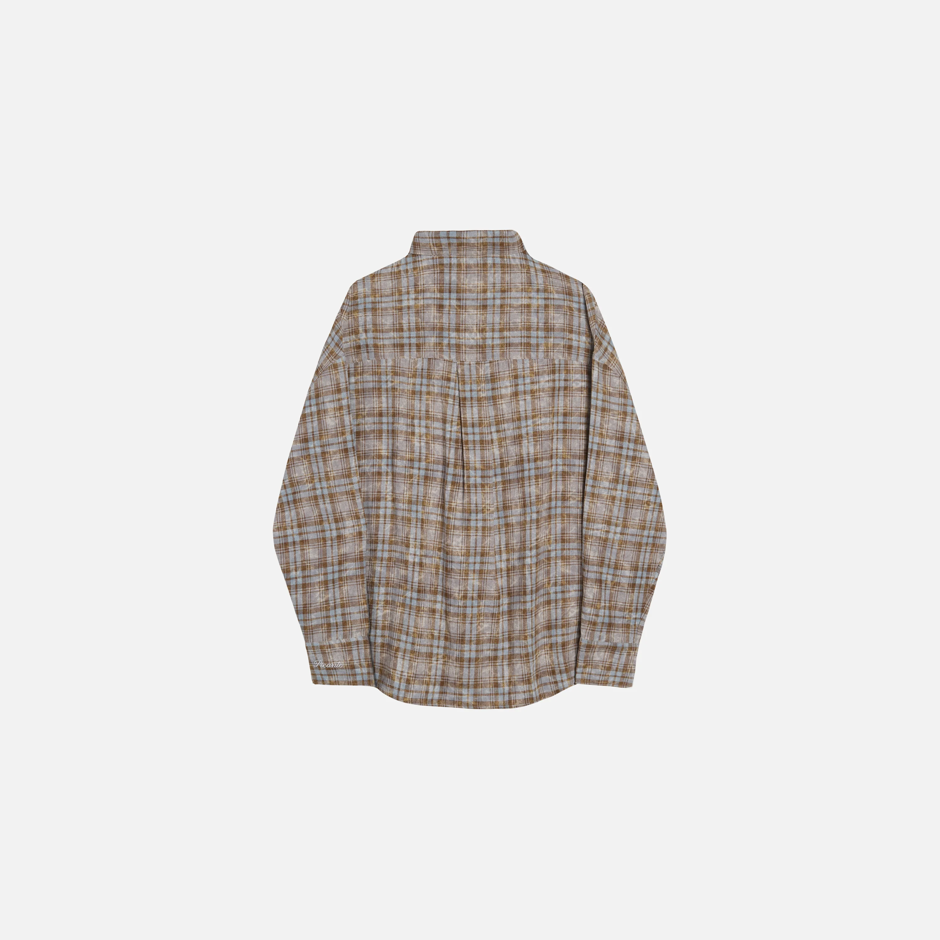 Rocco Shirt Bleached Check - Image 3