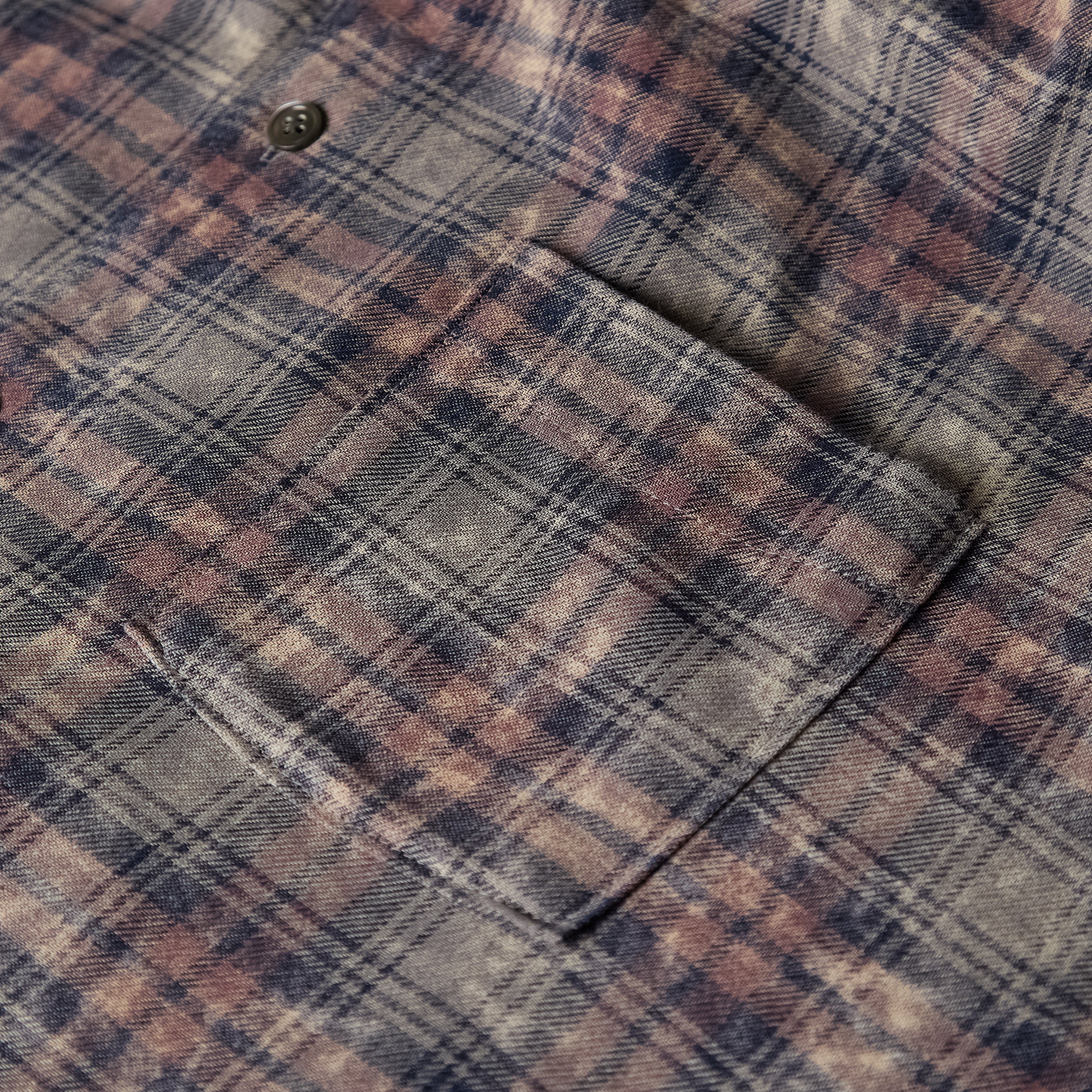 Rocco Shirt Bleached Check - Image 9
