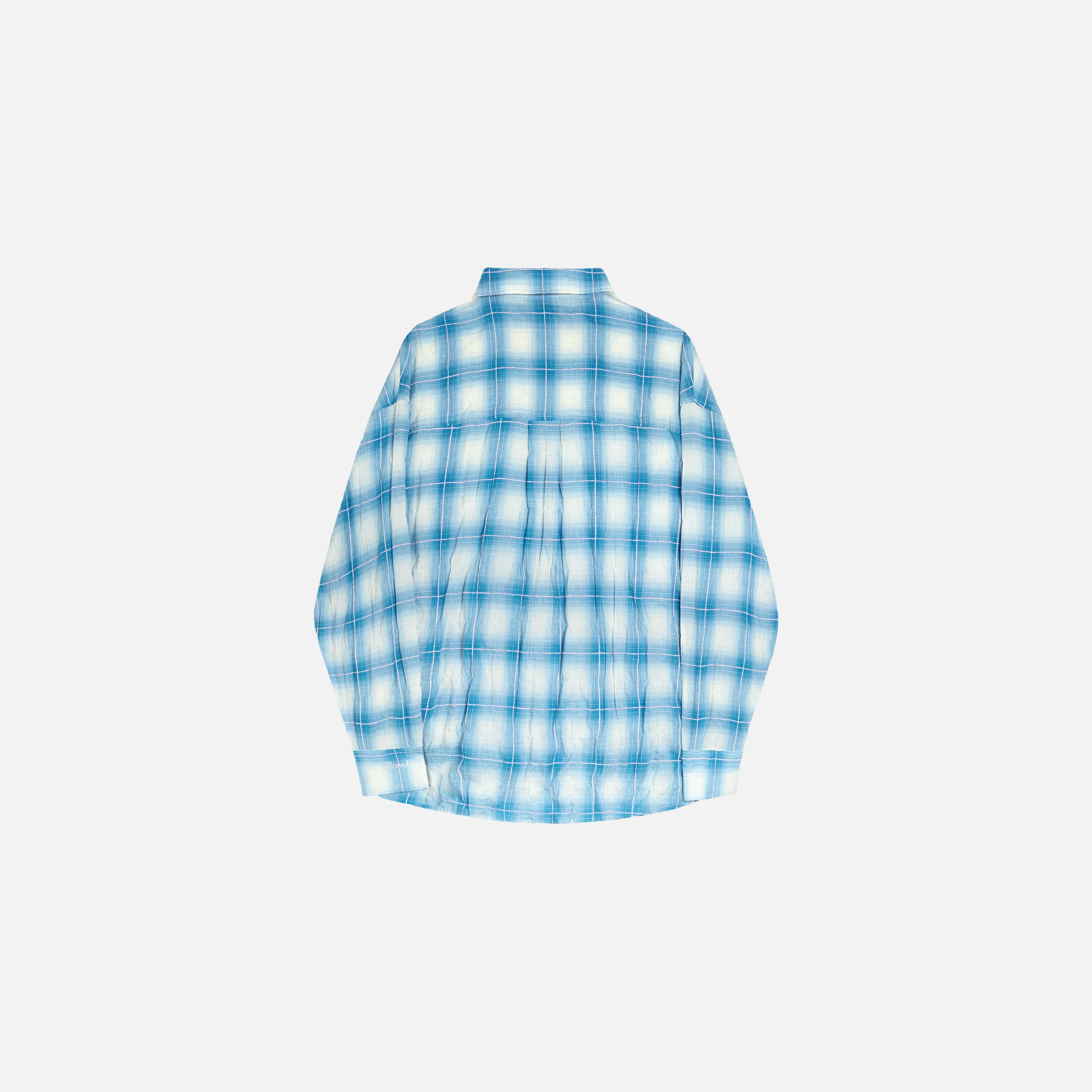 Rocco Shirt Threadlight Crinkle Check - Image 5