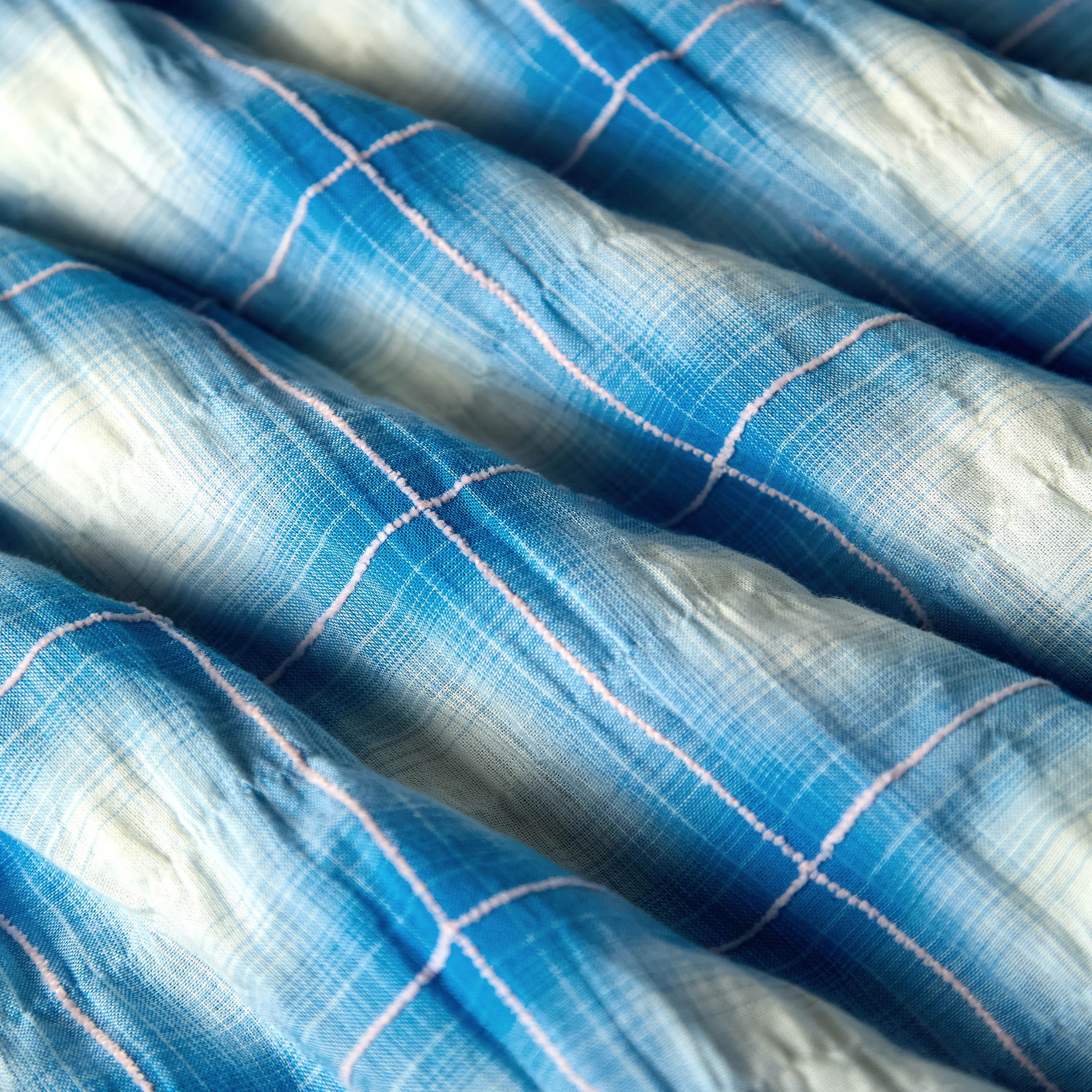 Rocco Shirt Threadlight Crinkle Check - Image 8
