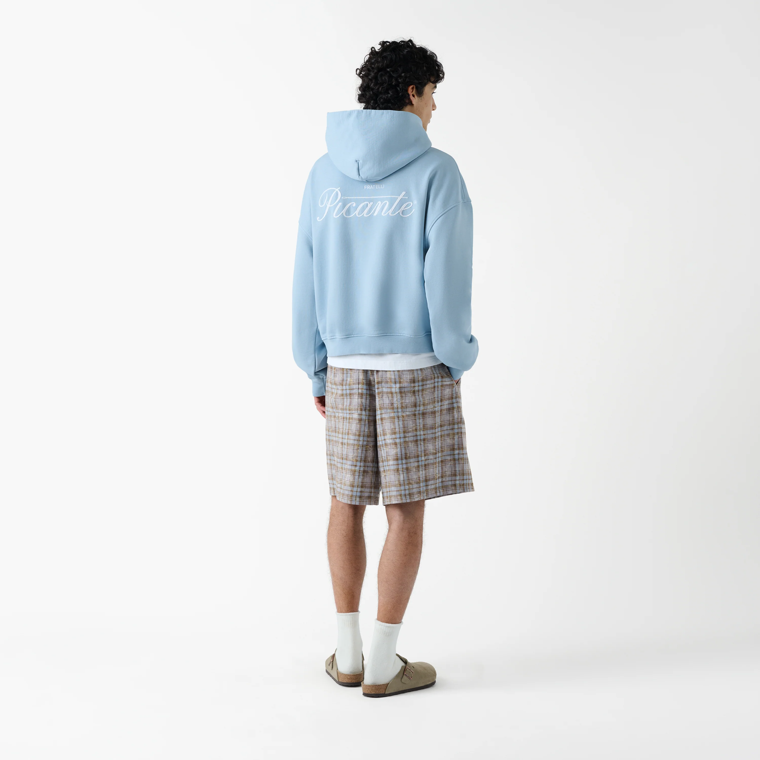 Rocco Shirting Shorts Bleached Check - Image 3