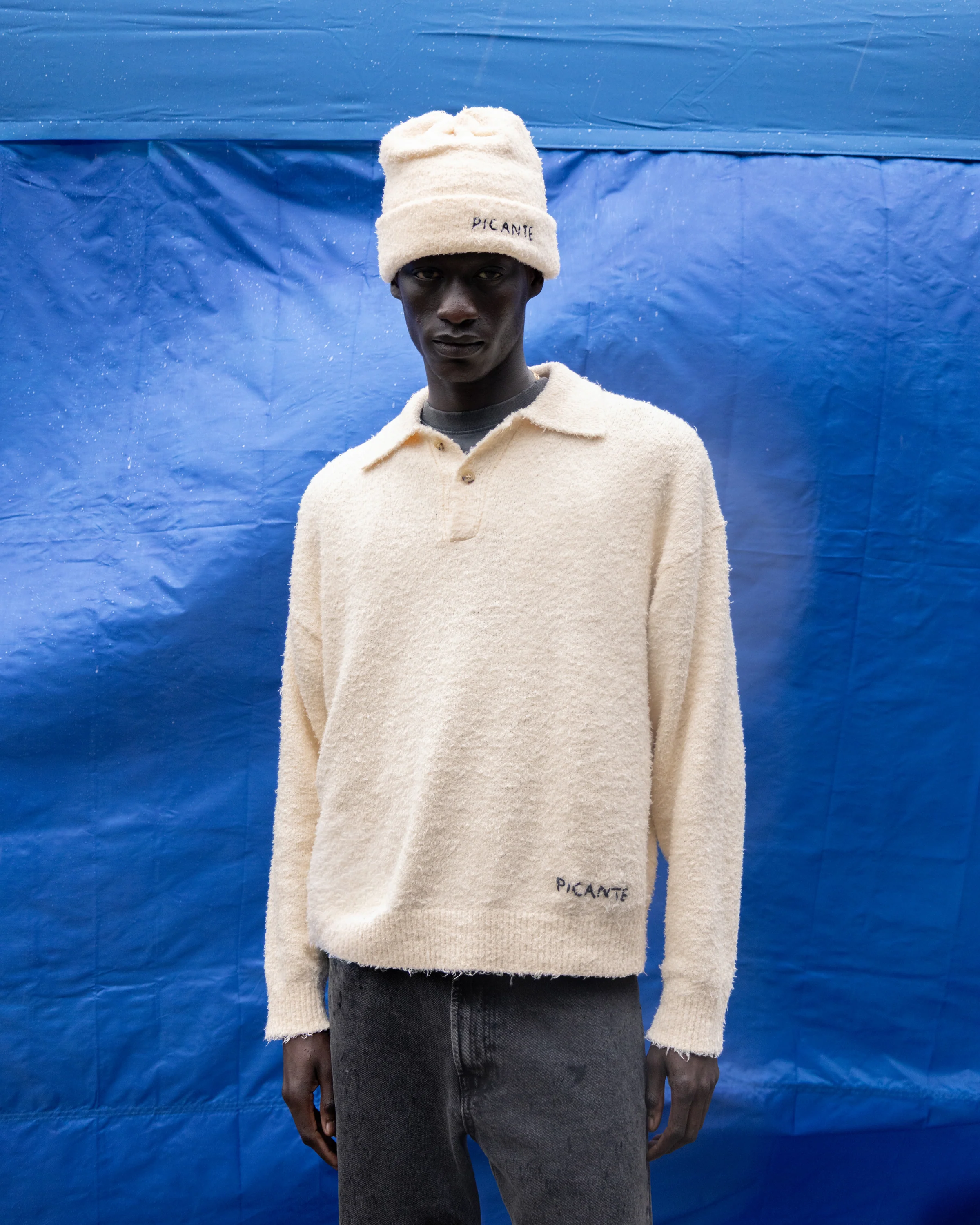 Shaggy Knit Polo - Image 6