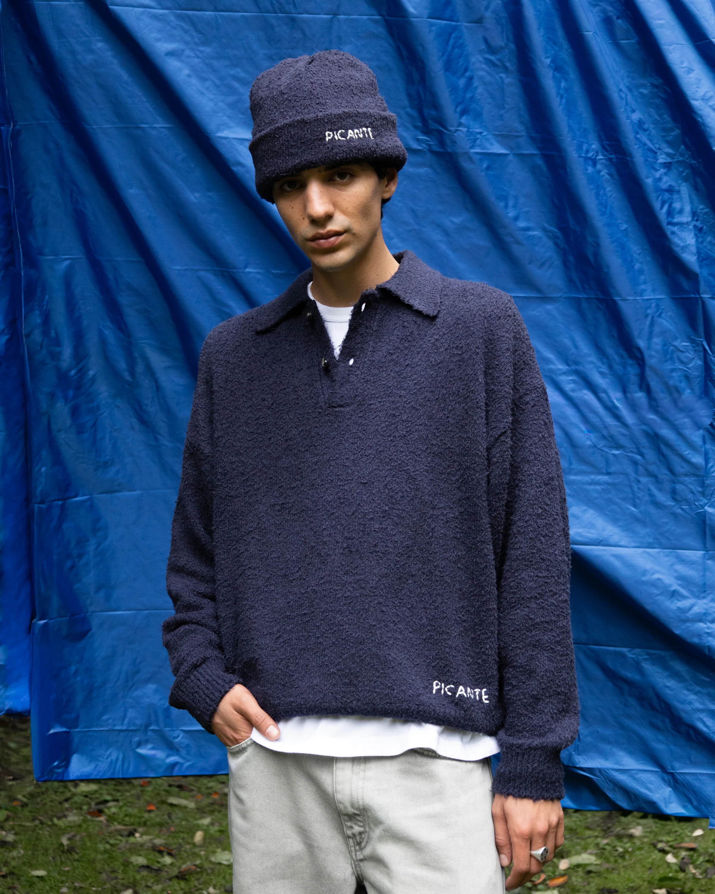 Shaggy Knit Polo - Image 5