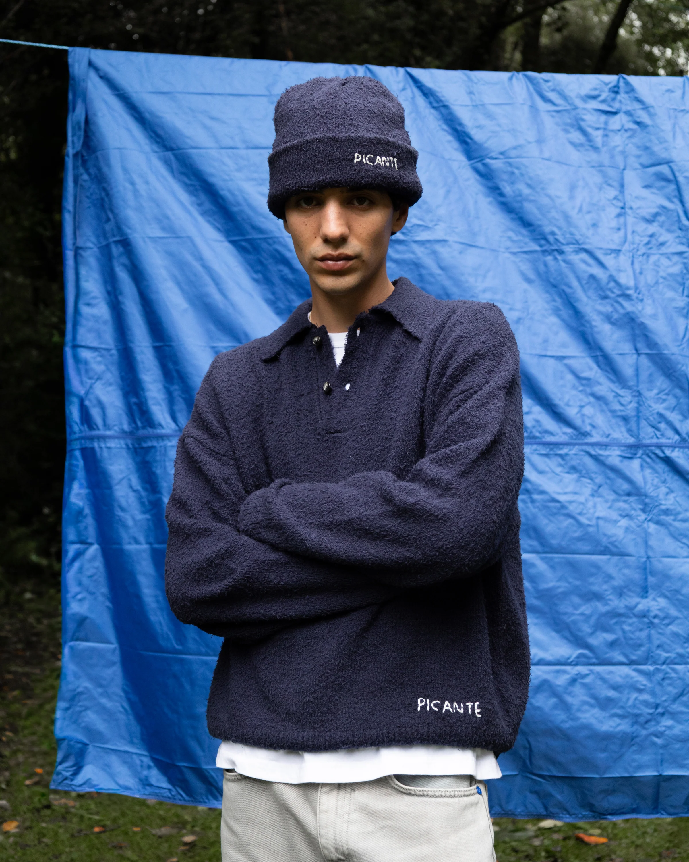Shaggy Knit Polo - Image 6
