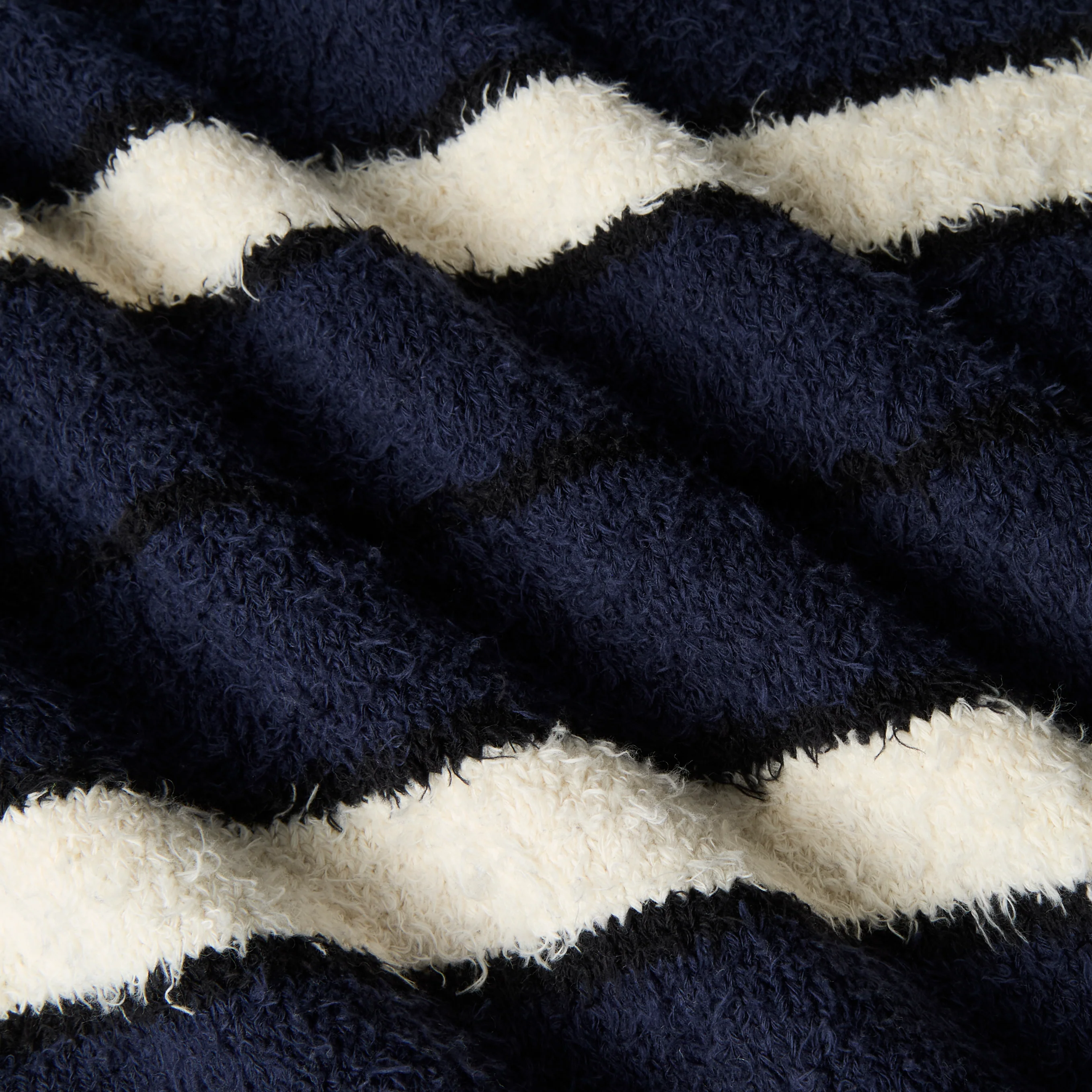 Shaggy Stripe Knit Sweater - Image 8