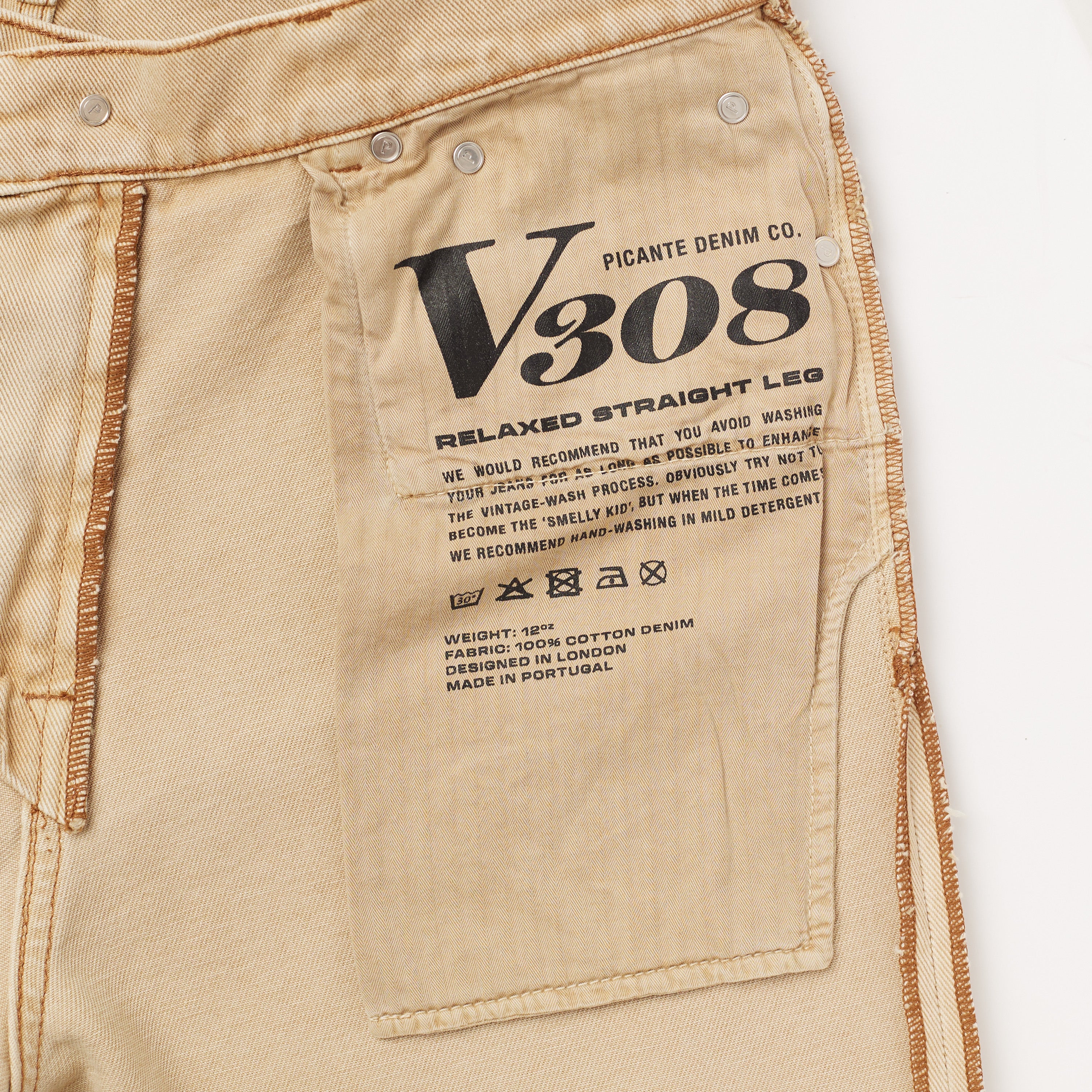 Straight Leg Denim Jeans V308 - Image 10