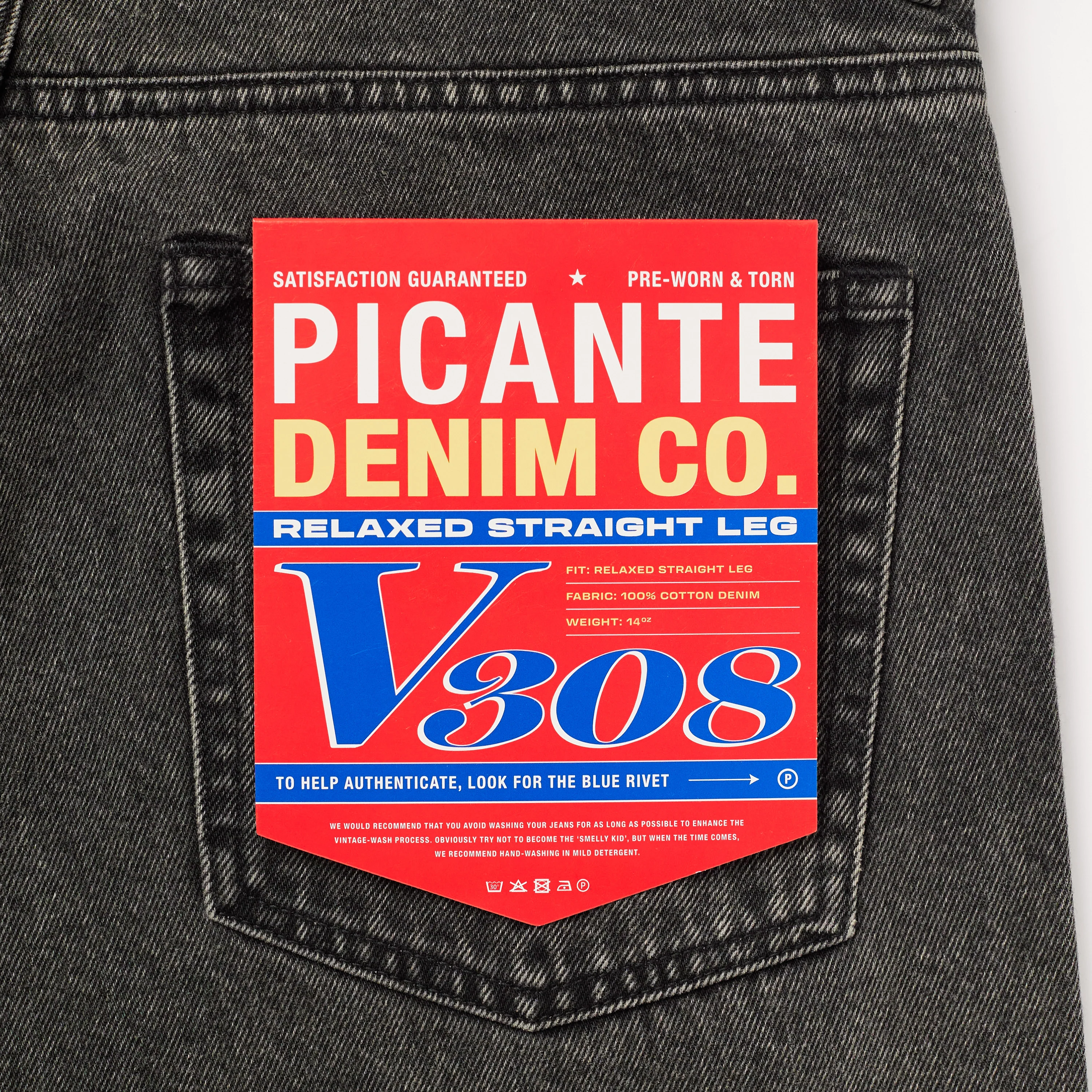 Straight Leg Denim Jeans V308 - Image 8