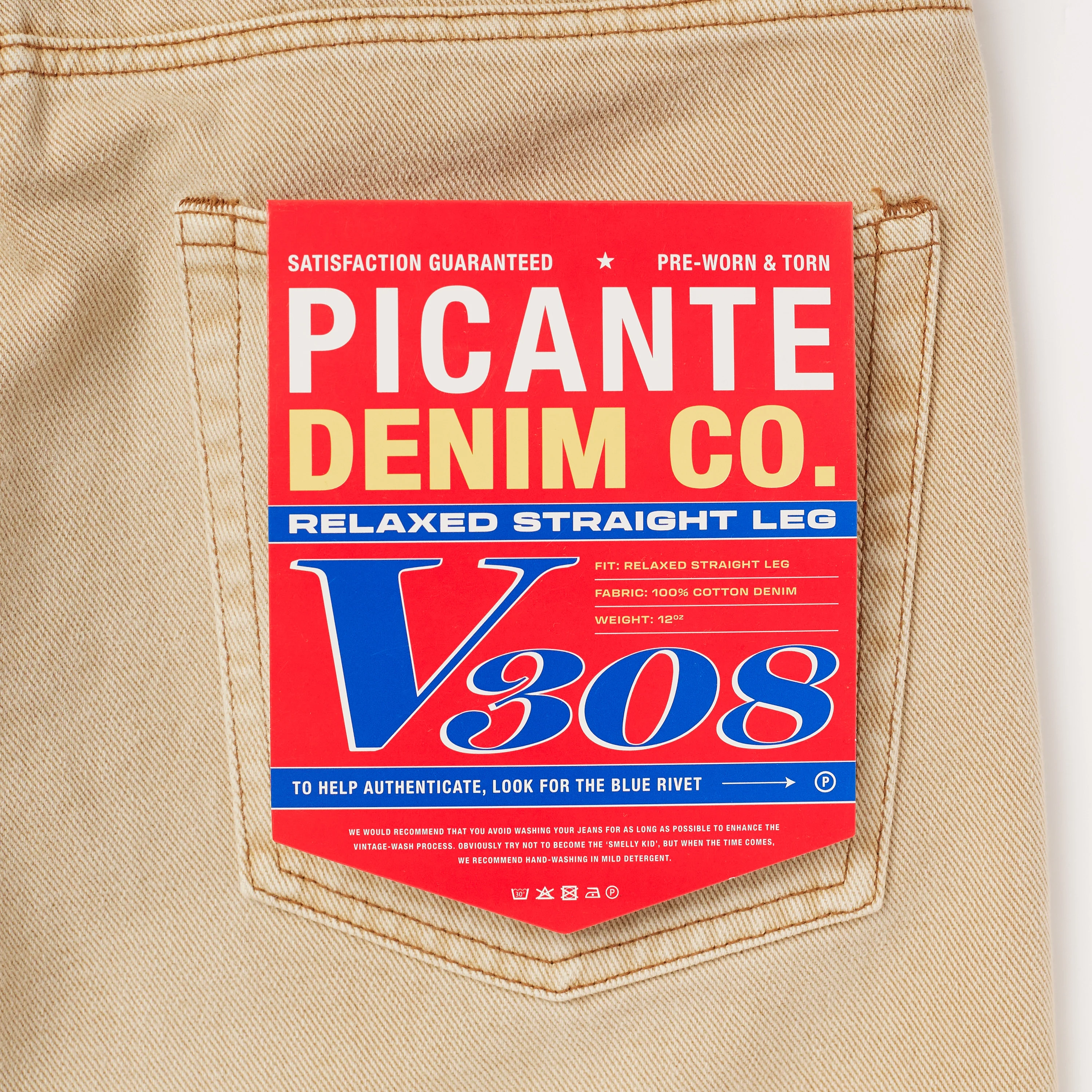 Straight Leg Denim Jeans V308 - Image 8